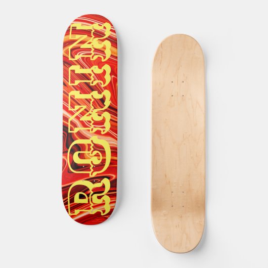 Heet Lava RONIN ORIGINEEL Skateboard (Voorkant)