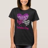 Heet leopard Pset Love Happy Valentines Day for T-shirt (Voorkant)