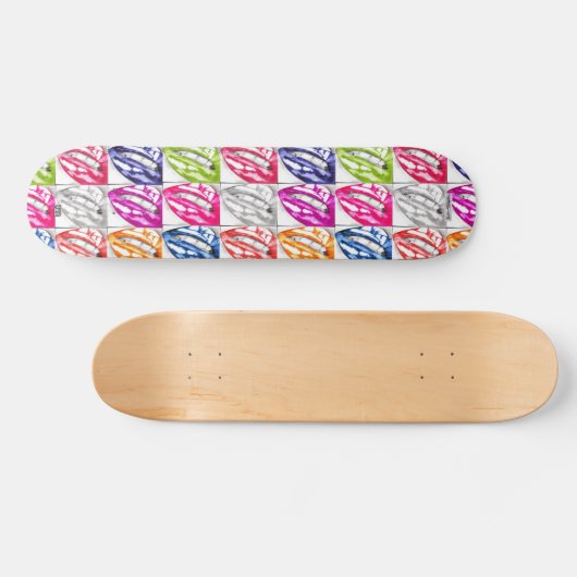 Heet Lips pop-skateboard Skateboard (Horizontaal)