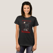 Heet Love Cute Dog My Standard Poodle is My Vale T-shirt (Voorkant volledig)