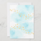 Heet Luchtballon Baby Shower Uitnodiging (Achterkant)