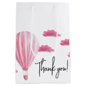 Heet luchtballon babyshower bedankt medium cadeauzakje (Achterkant)