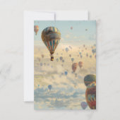 Heet luchtballon bedankkaart (Voorkant)