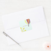 Heet luchtballon en Sun Envelope Seal Sticker (Envelop)