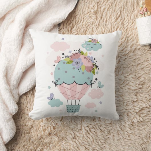 Heet luchtballon Kind Room Decor Cushion Kussen (Deken)