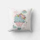 Heet luchtballon Kind Room Decor Cushion Kussen (Voorkant)