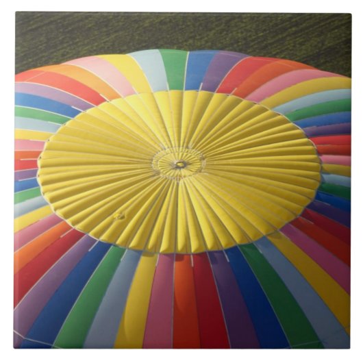 Heet-luchtballon, nabij Methven, Canterbury 2 Tegeltje (Voorkant)