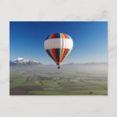 Heet-luchtballon, nabij Methven, Canterbury 3 Briefkaart (Voorkant)