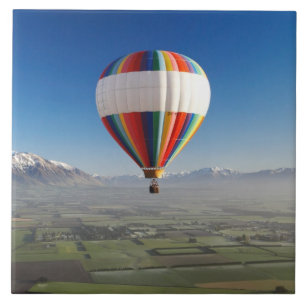 Heet-luchtballon, nabij Methven, Canterbury 3 Tegeltje