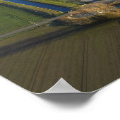 Heet-luchtballon, nabij Methven, Canterbury Poster (Hoek)