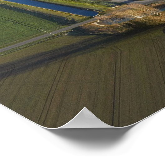 Heet-luchtballon, nabij Methven, Canterbury Poster (Hoek)