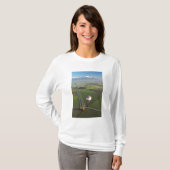 Heet-luchtballon, nabij Methven, Canterbury T-shirt (Voorkant volledig)