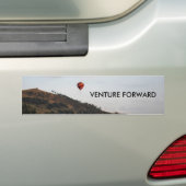 Heet luchtballon om het leven te vieren bumpersticker (Op auto)