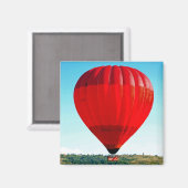Heet luchtballon om het leven te vieren magneet (Voorkant / Achterkant)