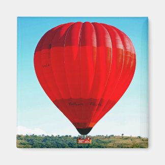 Heet luchtballon om het leven te vieren magneet