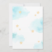 Heet luchtballon omhoog en weg van zaterdag kaart (Achterkant)