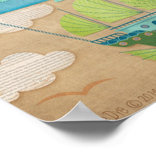 Heet Luchtballon Poster (Hoek)