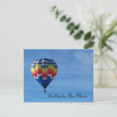 Heet-luchtballon, Rio Rancho, New Mexico Briefkaart (Staand voorkant)
