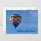 Heet-luchtballon, Rio Rancho, New Mexico Briefkaart (Voorkant / Achterkant)