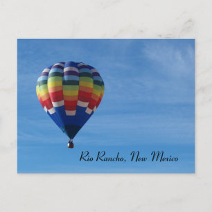 Heet-luchtballon, Rio Rancho, New Mexico Briefkaart
