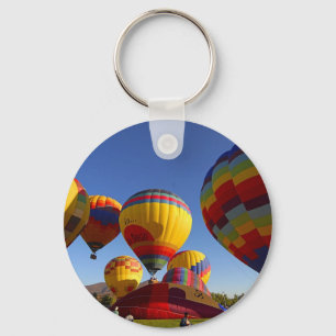 Heet luchtballon sleutelhanger