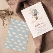 Heet luchtballon - uitnodiging