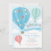 Heet luchtballon - uitnodiging (Voorkant)