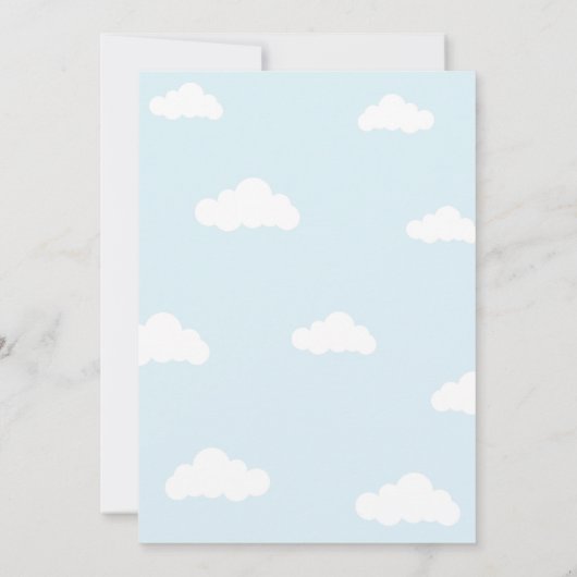 Heet luchtballon - uitnodiging (Achterkant)