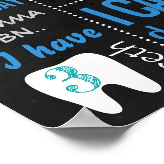 Heet luchtballon van Birthday Party-chalkbordbord Poster (Hoek)