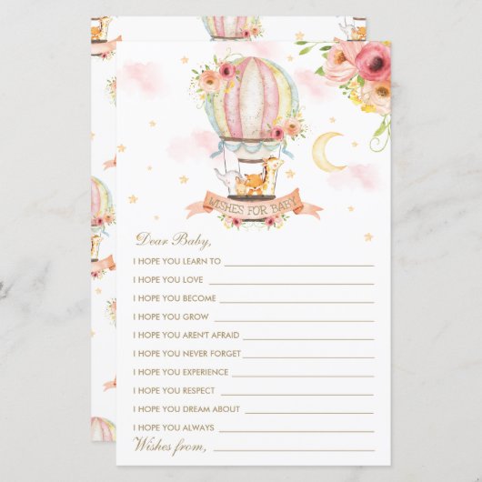 Heet-luchtballondieren — Schoorstenen voor Baby (Voorkant / Achterkant)