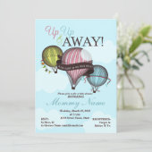 Heet-luchtballondoucheruimte Kaart (Staand voorkant)