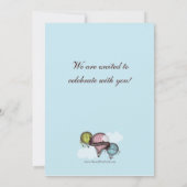 Heet-luchtballondoucheruimte Kaart (Achterkant)