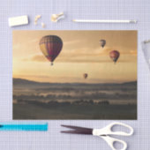 Heet luchtballonnen in Golden Skies Tissuepapier (Craft)