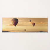 Heet luchtballonnen in Golden Skies Yogamat (Voorkant (horizontaal))