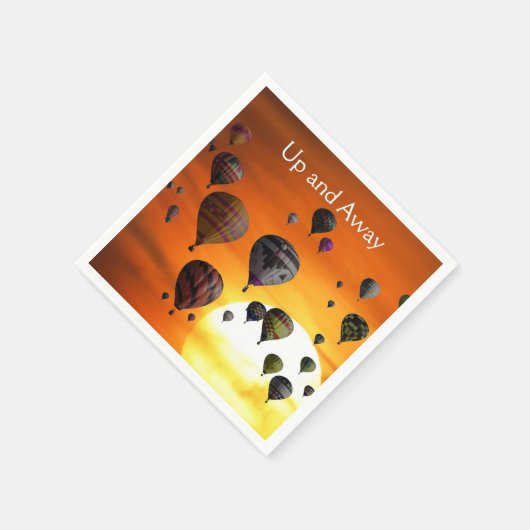 Heet luchtballonnen in servetten (Hoek)