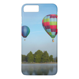 Heet luchtballonnen over een meer, NZ Case-Mate iPhone Case