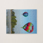 Heet luchtballonnen over een meer, NZ Legpuzzel (Horizontaal)