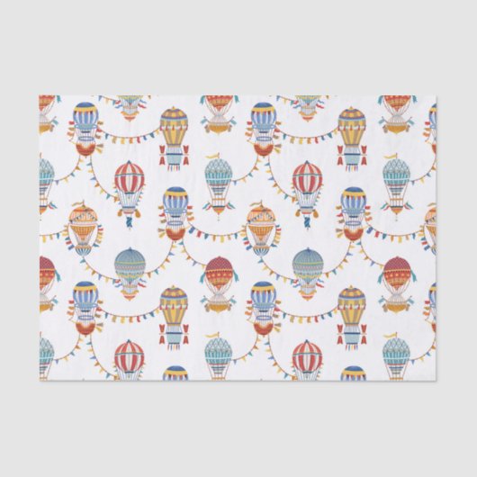 Heet Luchtballonnen Tissuepapier (Voorkant)
