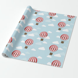 Heet-luchtballonnen Wrapping Gift Paper Cadeaupapier