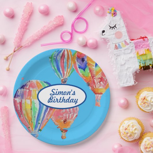 Heet luchtballonvaarders — Jongerenkinderen, Bord  (Feest)