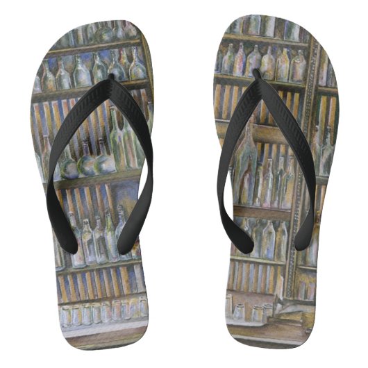 Heet, maar niet bewegend teenslippers (Voetbed)