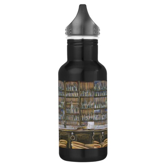 Heet, maar niet bewegend waterfles (Links)