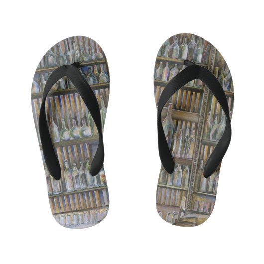 Heet, maar niet in beweging kinder teenslippers (Voetbed)