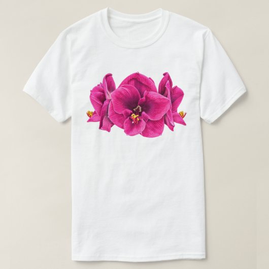 Heet Magenta Bloem - T-shirt (Design voorkant)