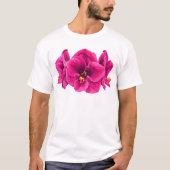 Heet Magenta Bloem - T-shirt (Voorkant)