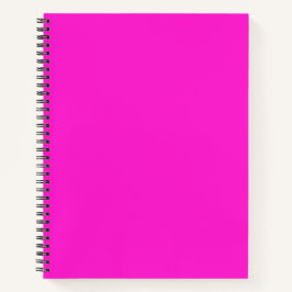 Heet Magenta Effen Kleur Notitieboek