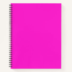 Heet Magenta Effen Kleur Notitieboek