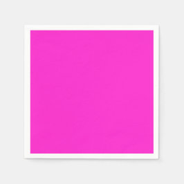 Heet Magenta Effen Kleur Servet