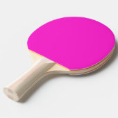 Heet Magenta Effen Kleur Tafeltennisbatje (Voorkant Gekanteld)