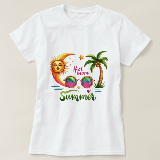 Heet mam zomer t-shirt (Design voorkant)